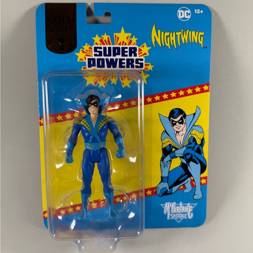 New McFarlane DC Super Powers Nightwing (Gold Label)